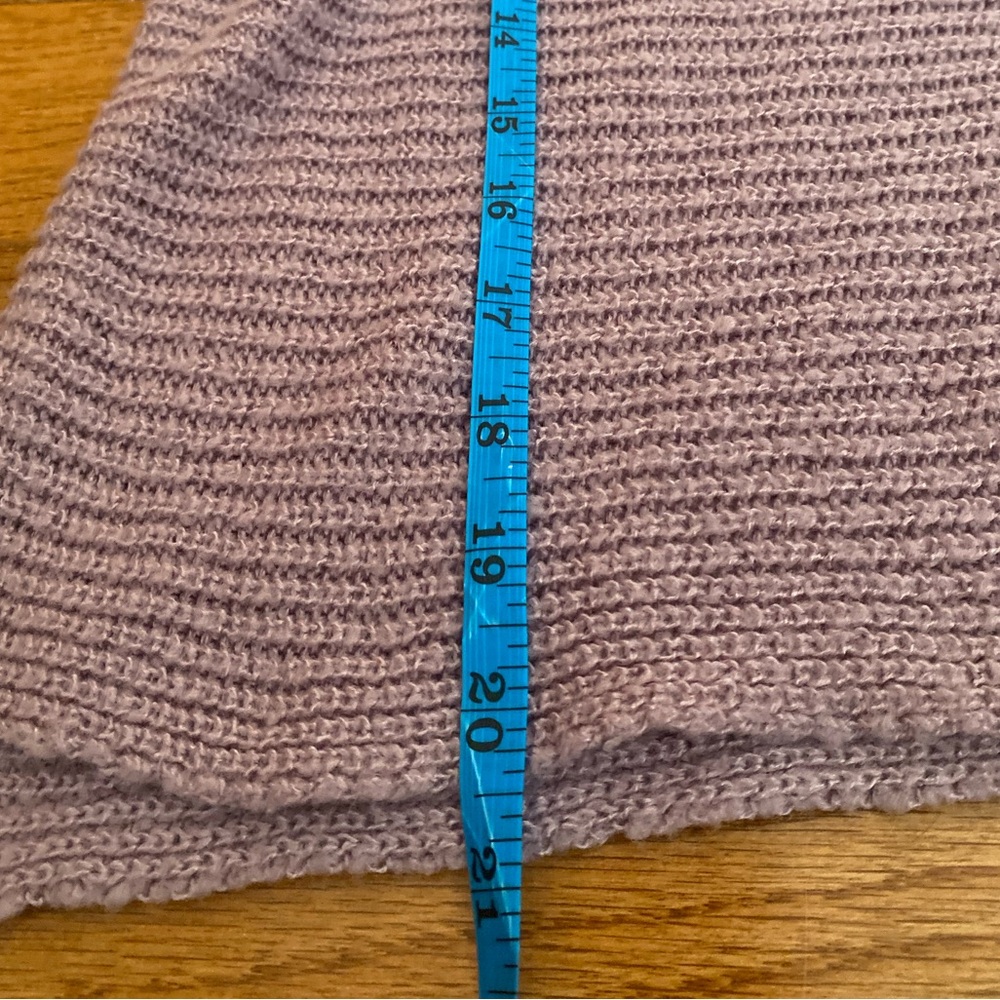 BP Nordstrom Lavender Bell Sleeve Crop Sweater Women's Medium Boho Knit - Picture 9 of 10